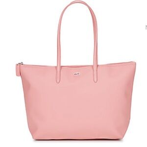 Lacoste tote bag. Model L12.12. Coral.